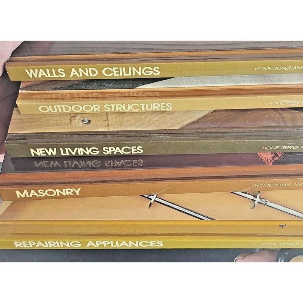 Time Life DIY Home Repair Books Lot of 5 Construction Trade Reference Set